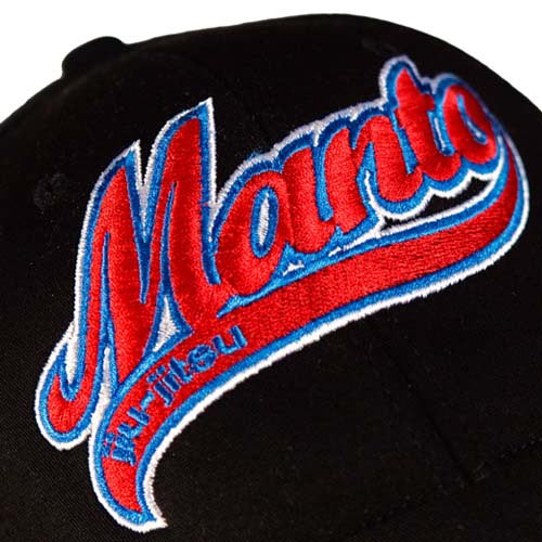 Manto Logo Flexfit Cap - Black - Monster Sports
