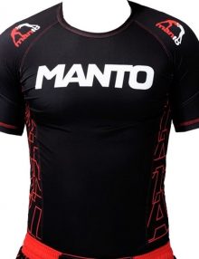 Manto Dynamic Short Sleeve Rashguard - Red