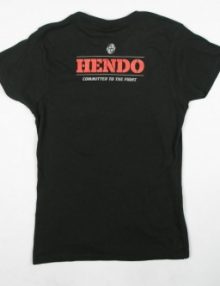 Clinch Gear Hendo UFC 139 Ladies Walkout T Shirt - Black
