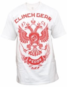 Clinch Gear Fedor Strikeforce Walkout T Shirt - White