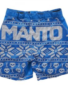 Manto Hermosa Mens MMA Fight Shorts - Blue