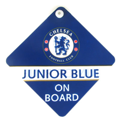 Chelsea FC Future Superstar on Board Baby On Board Car Sign 
