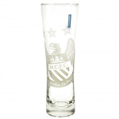 Manchester City F.C. Tall Beer Glass