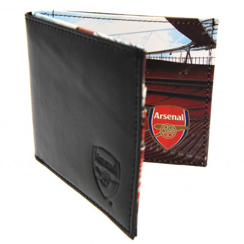 Arsenal F.C. Embossed Leather Wallet Panoramic