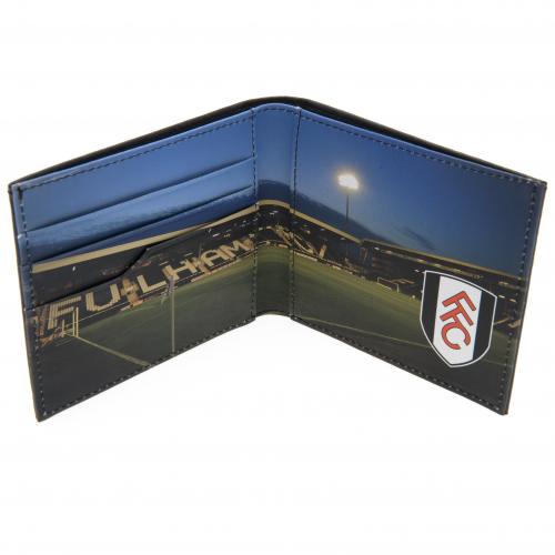 Fulham F.C. Embossed Leather Wallet Panoramic