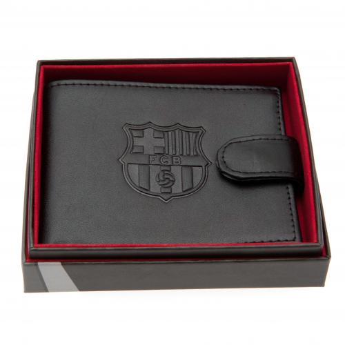 F.C. Barcelona Embossed Leather Wallet