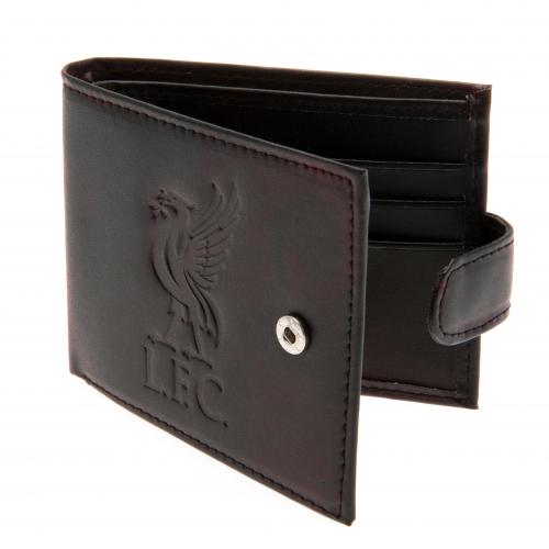 Liverpool F.C. Embossed Crest Leather Wallet