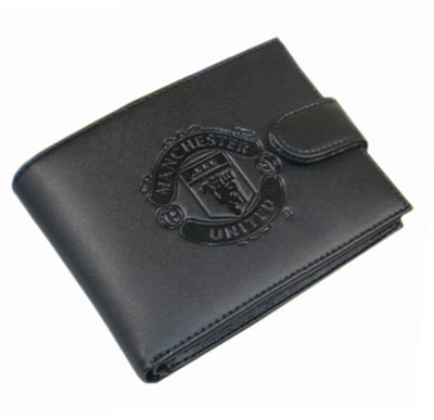 Manchester United F.C. Embossed Leather Wallet