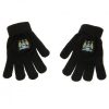 Manchester City F.C Knitted Gloves Junior