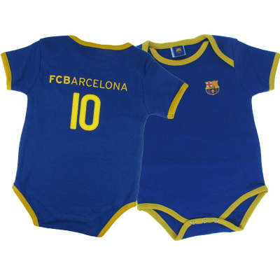 F.C. Barcelona 2 Pack Bodysuit No 10