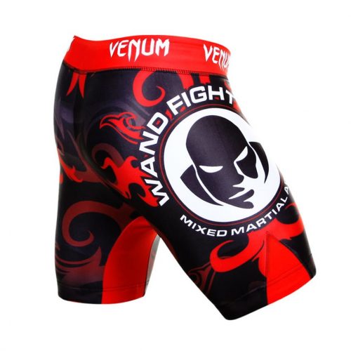 Venum Wand Fight Tem Inferno Fight Shorts - Black